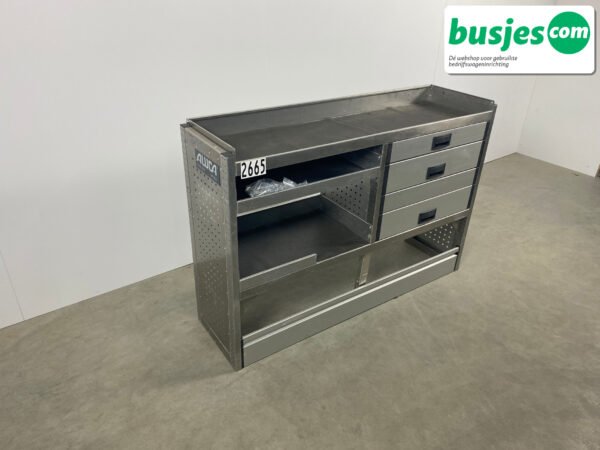 Aluca bedrijfswageninrichting 1500x420x1025mm (2665) - Afbeelding 4