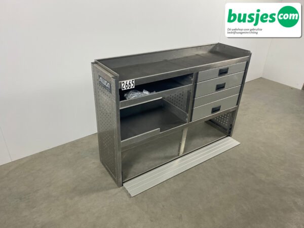 Aluca bedrijfswageninrichting 1500x420x1025mm (2665) - Afbeelding 5