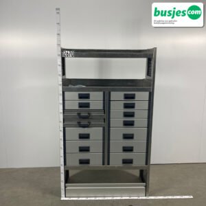 Aluca bedrijfswageninrichting 1010x425x1705mm (2670)