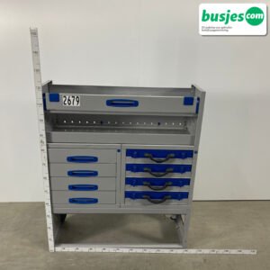 Sortimo alu bedrijfswagen inrichting 1015x360x1200mm (2679)