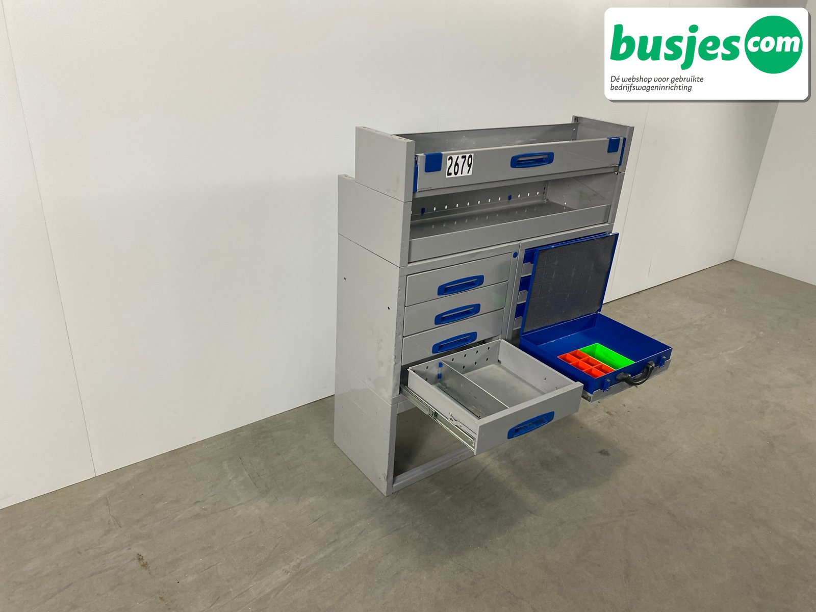 Sortimo alu bedrijfswagen inrichting 1015x360x1200mm (2679) - Afbeelding 5