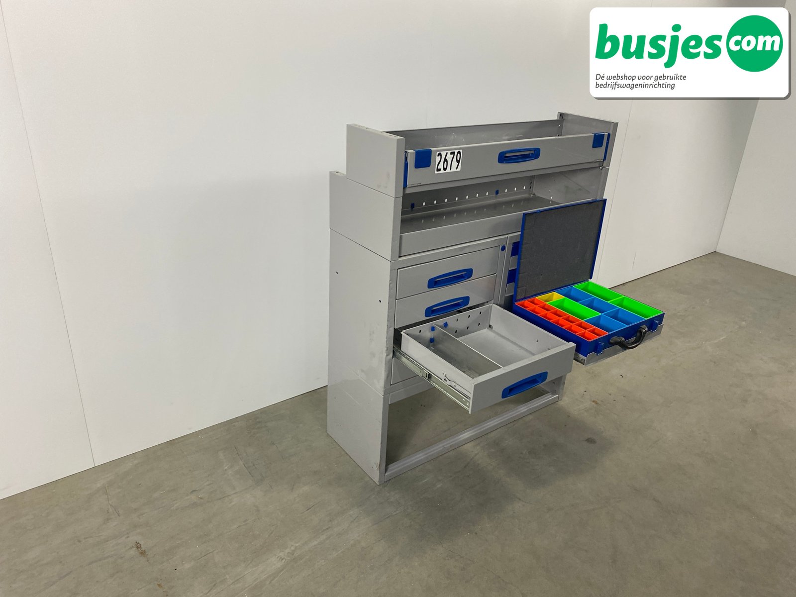 Sortimo alu bedrijfswagen inrichting 1015x360x1200mm (2679) - Afbeelding 6