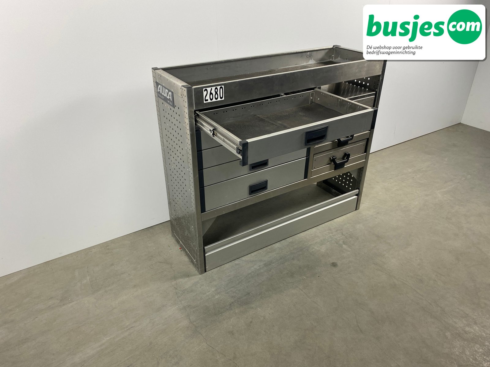 Aluca bedrijfswageninrichting 1255x420x1050mm (2680) - Afbeelding 10