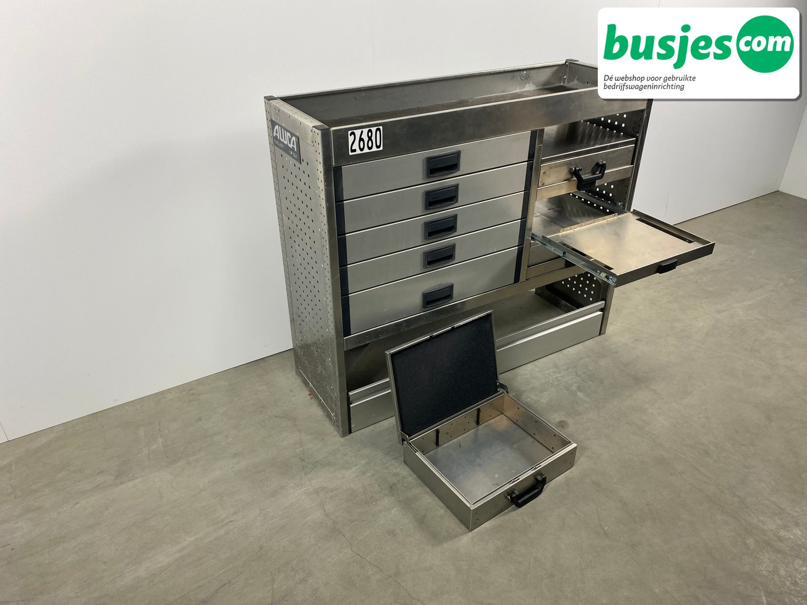 Aluca bedrijfswageninrichting 1255x420x1050mm (2680) - Afbeelding 12