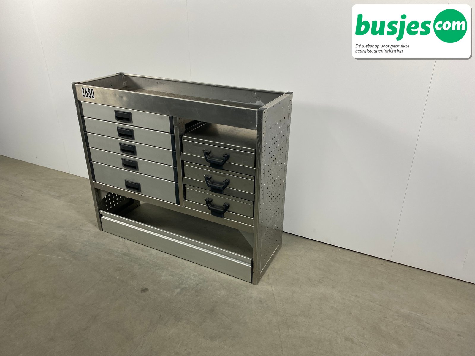 Aluca bedrijfswageninrichting 1255x420x1050mm (2680) - Afbeelding 3