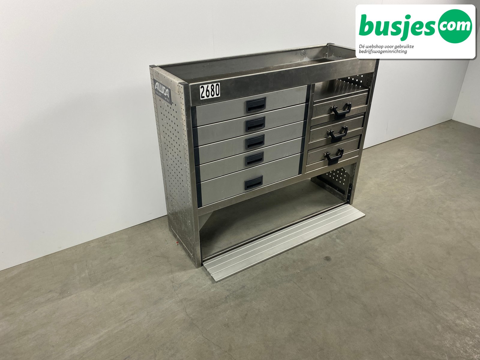 Aluca bedrijfswageninrichting 1255x420x1050mm (2680) - Afbeelding 5