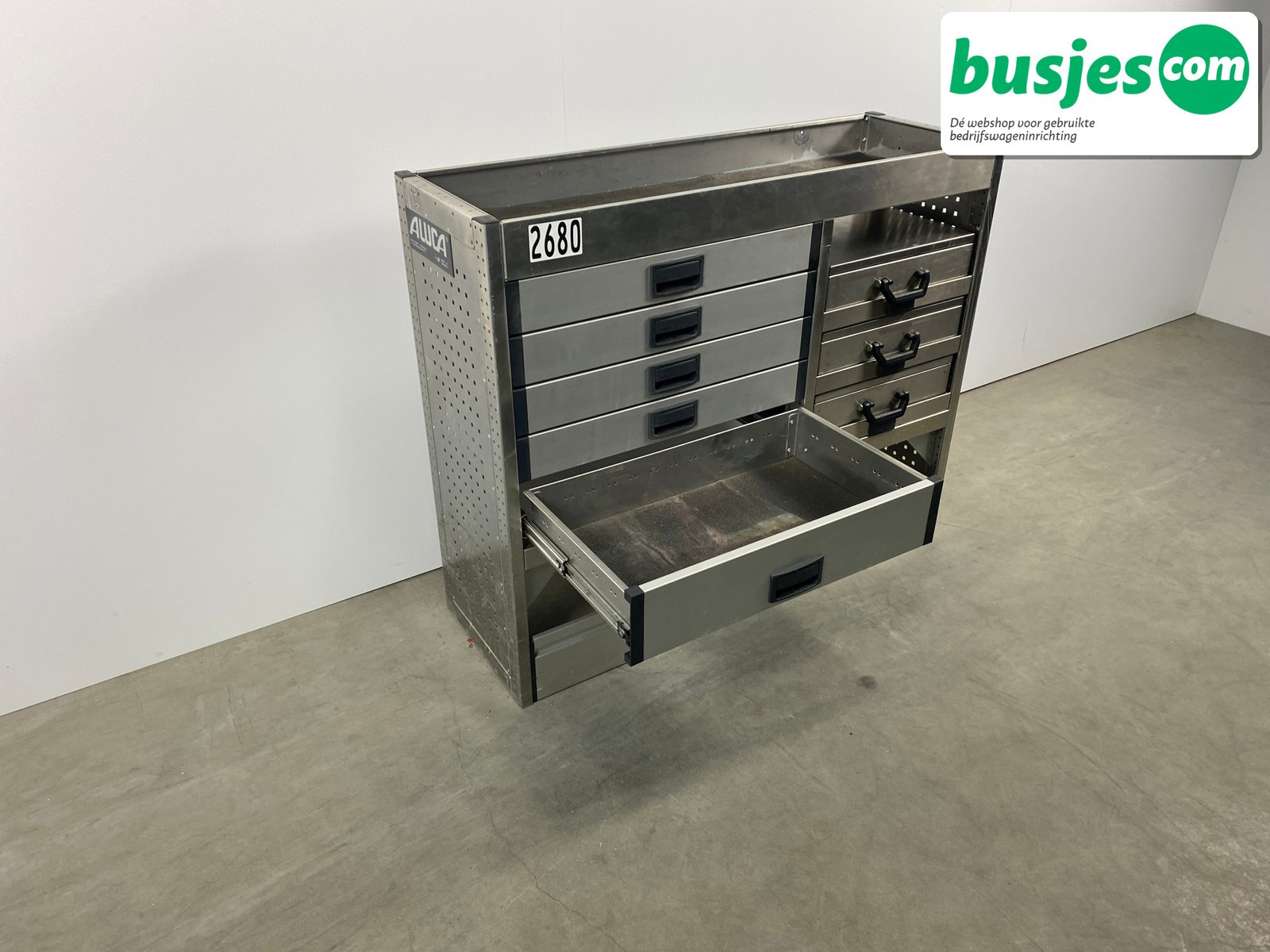 Aluca bedrijfswageninrichting 1255x420x1050mm (2680) - Afbeelding 6