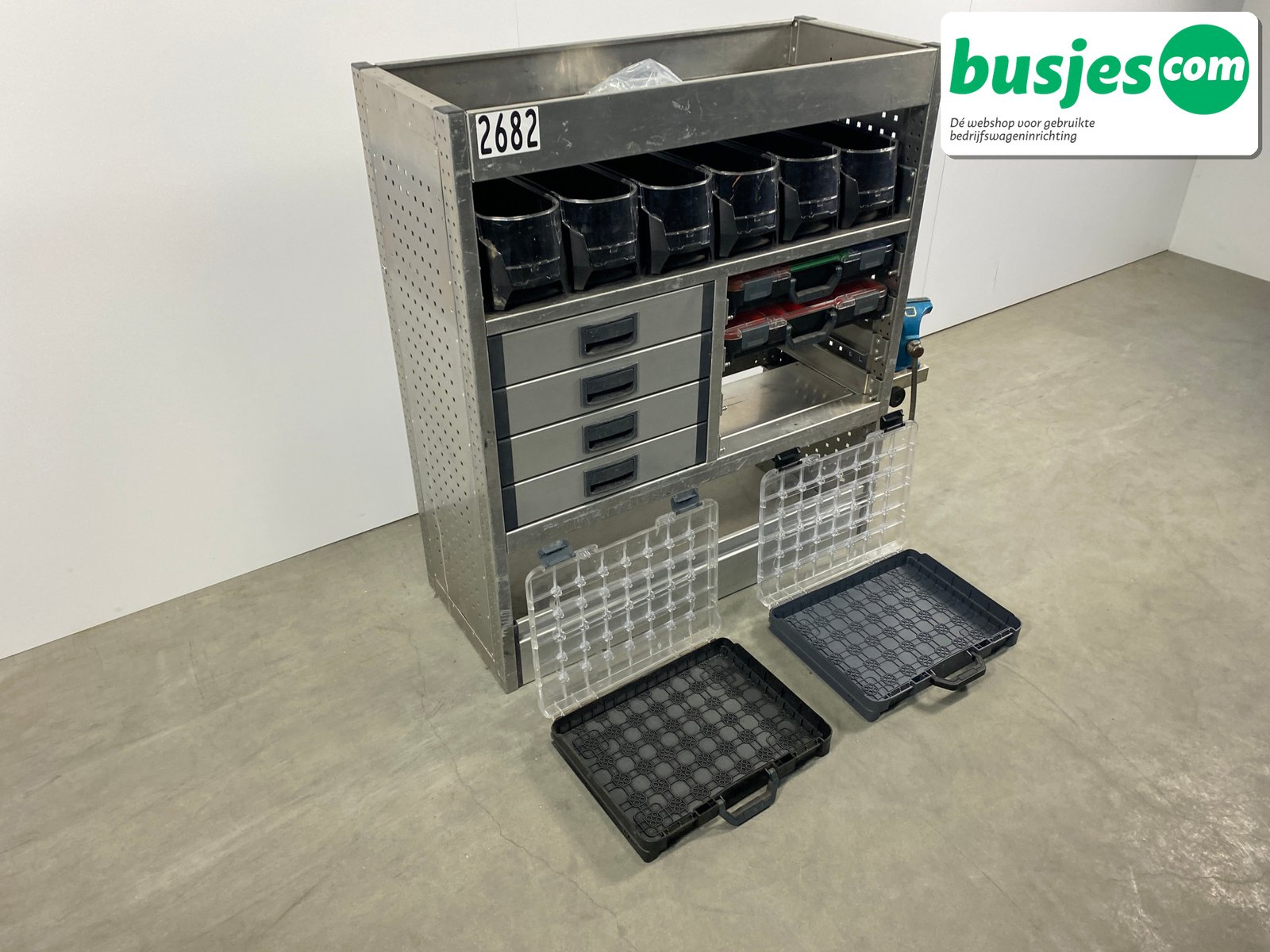 Aluca bedrijfswageninrichting 1215x420x1155mm (2682) - Afbeelding 10