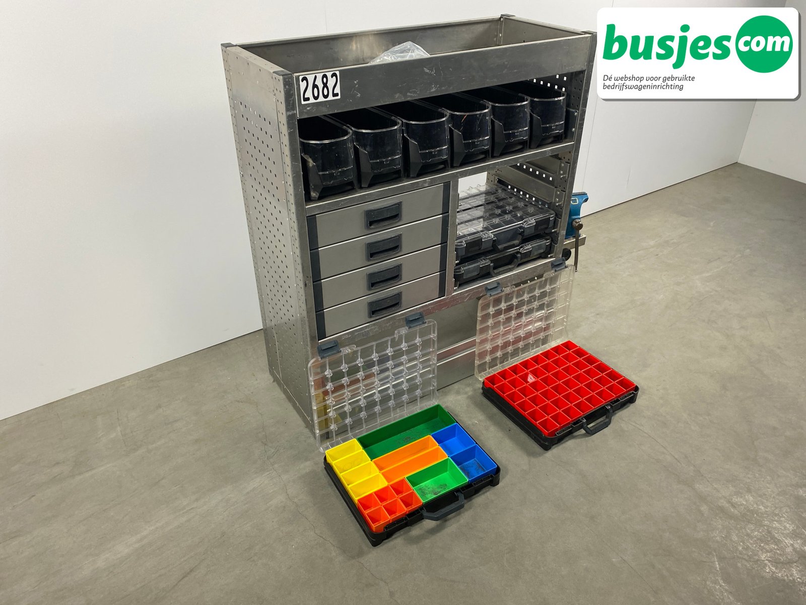 Aluca bedrijfswageninrichting 1215x420x1155mm (2682) - Afbeelding 11