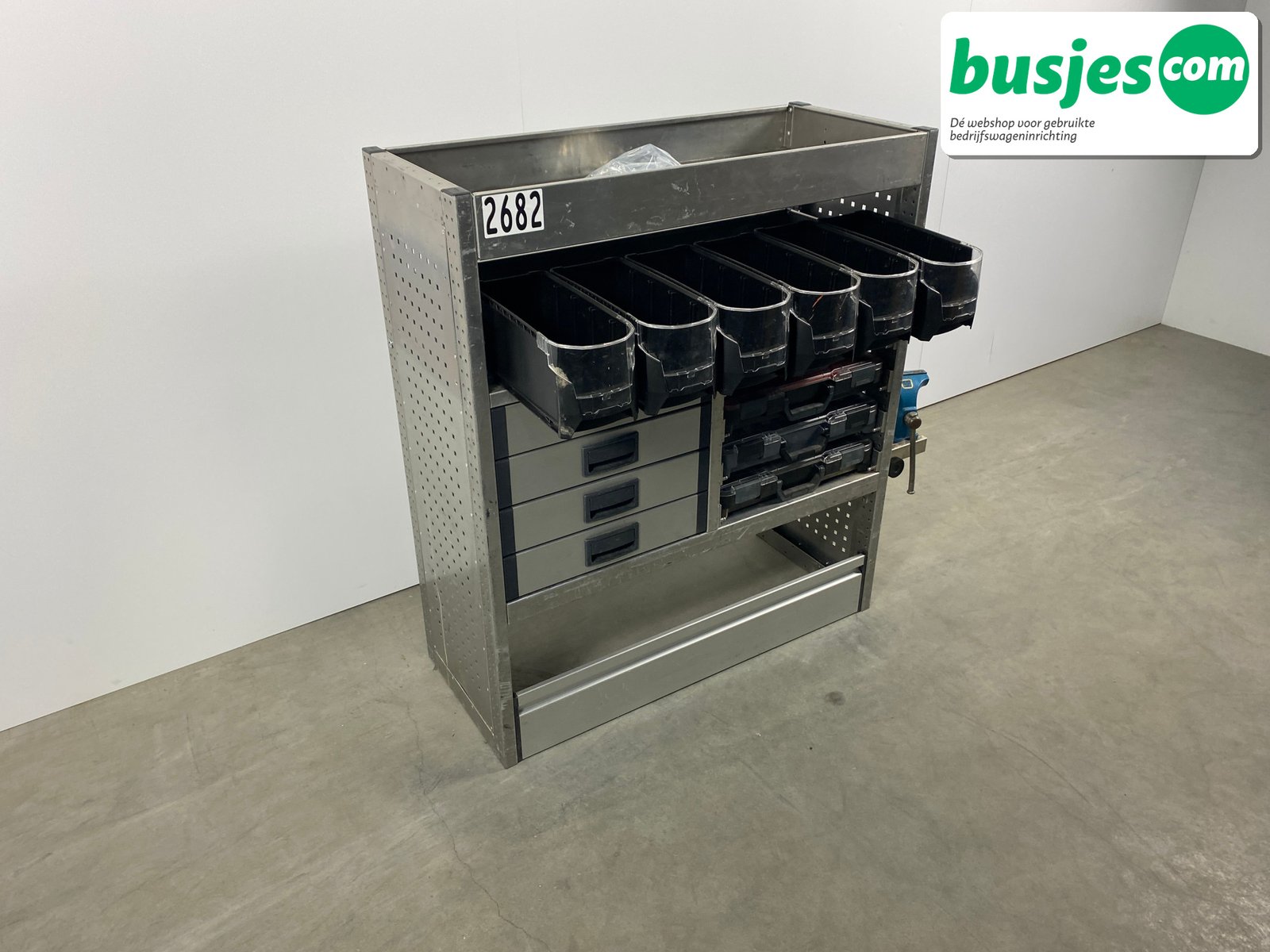 Aluca bedrijfswageninrichting 1215x420x1155mm (2682) - Afbeelding 12