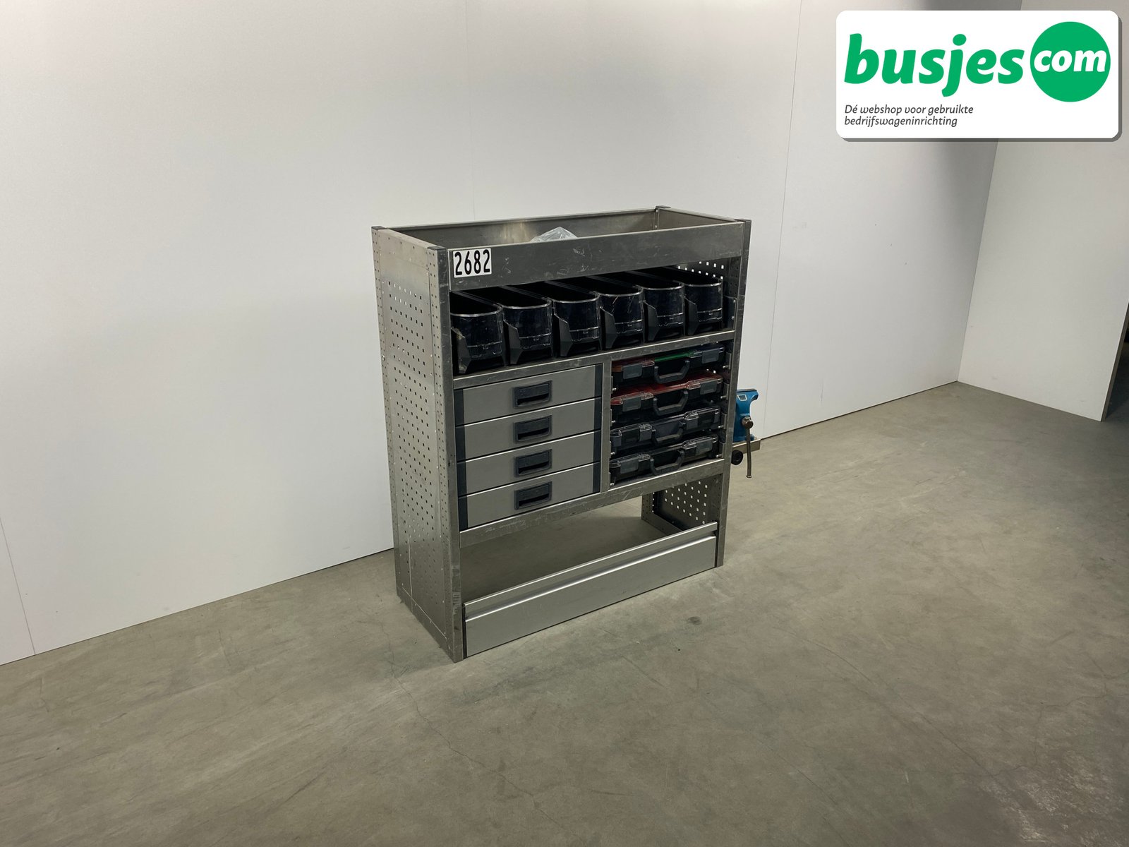 Aluca bedrijfswageninrichting 1215x420x1155mm (2682) - Afbeelding 4