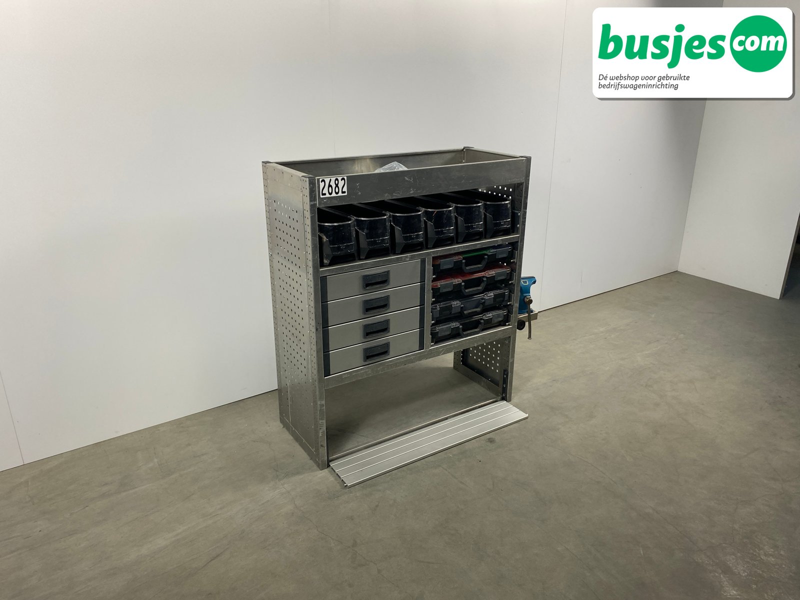 Aluca bedrijfswageninrichting 1215x420x1155mm (2682) - Afbeelding 5