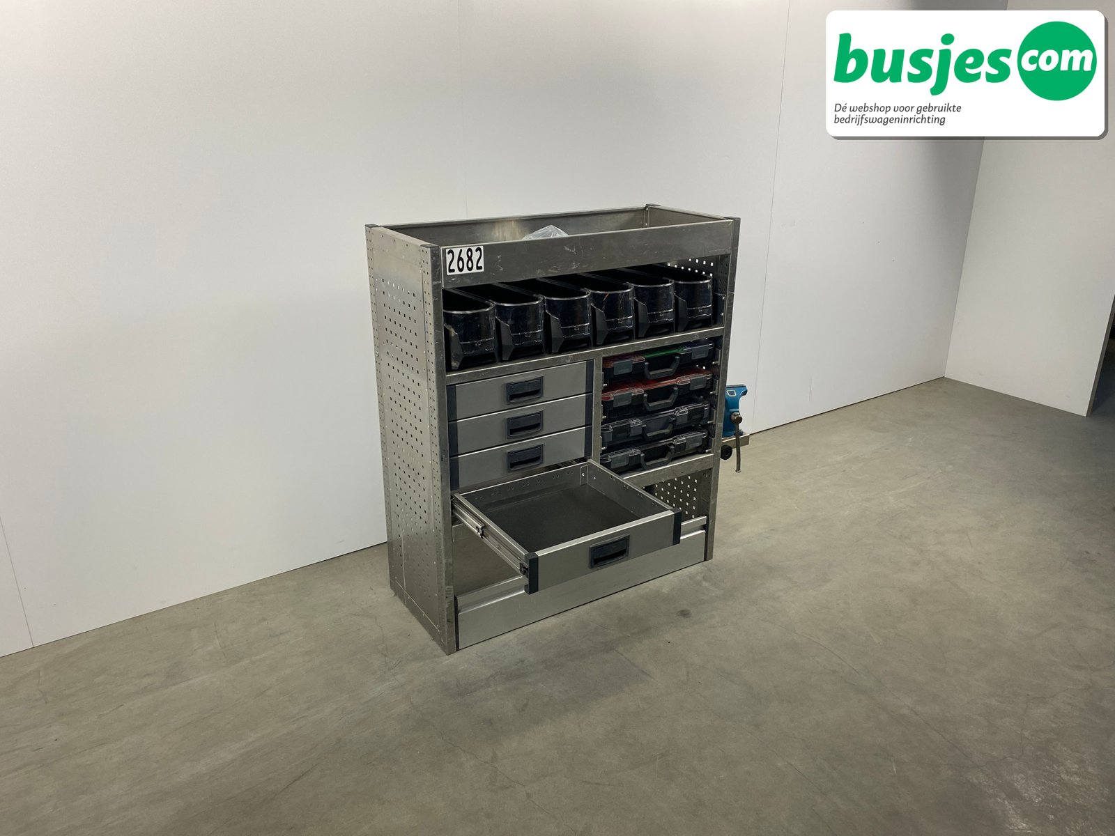 Aluca bedrijfswageninrichting 1215x420x1155mm (2682) - Afbeelding 6