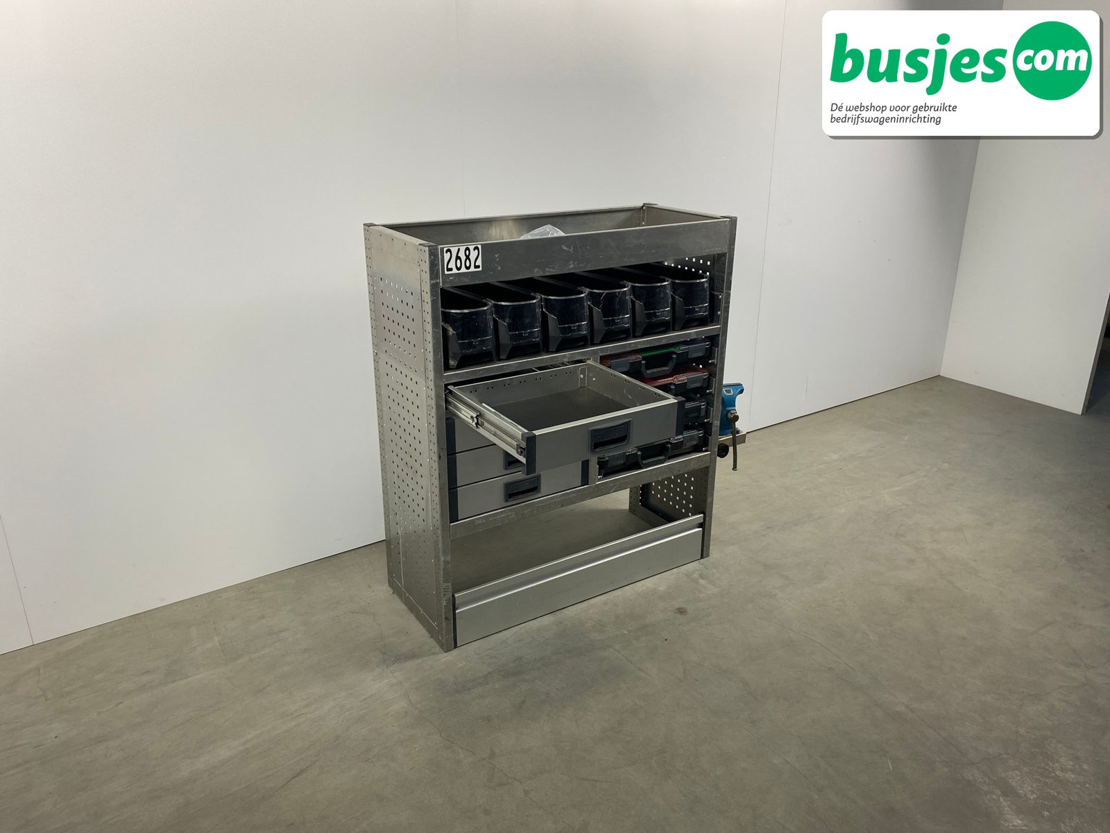 Aluca bedrijfswageninrichting 1215x420x1155mm (2682) - Afbeelding 9