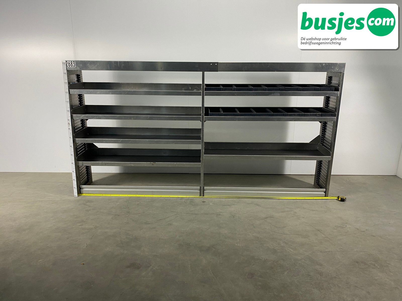 Aluca bedrijfswageninrichting 2970x420x1550mm (2683) - Afbeelding 2