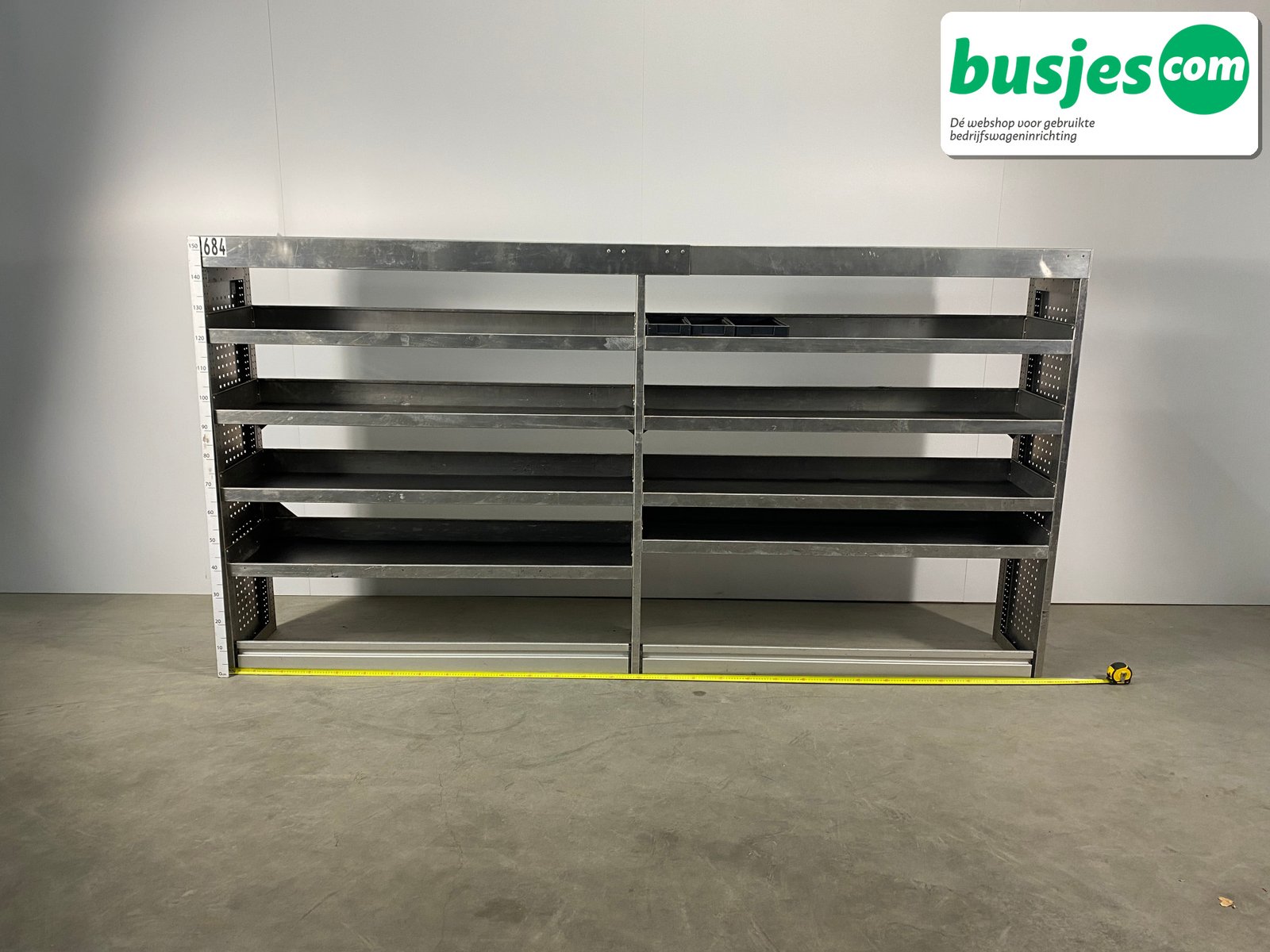 Aluca bedrijfswageninrichting 2970x420x1550mm (2684) - Afbeelding 2