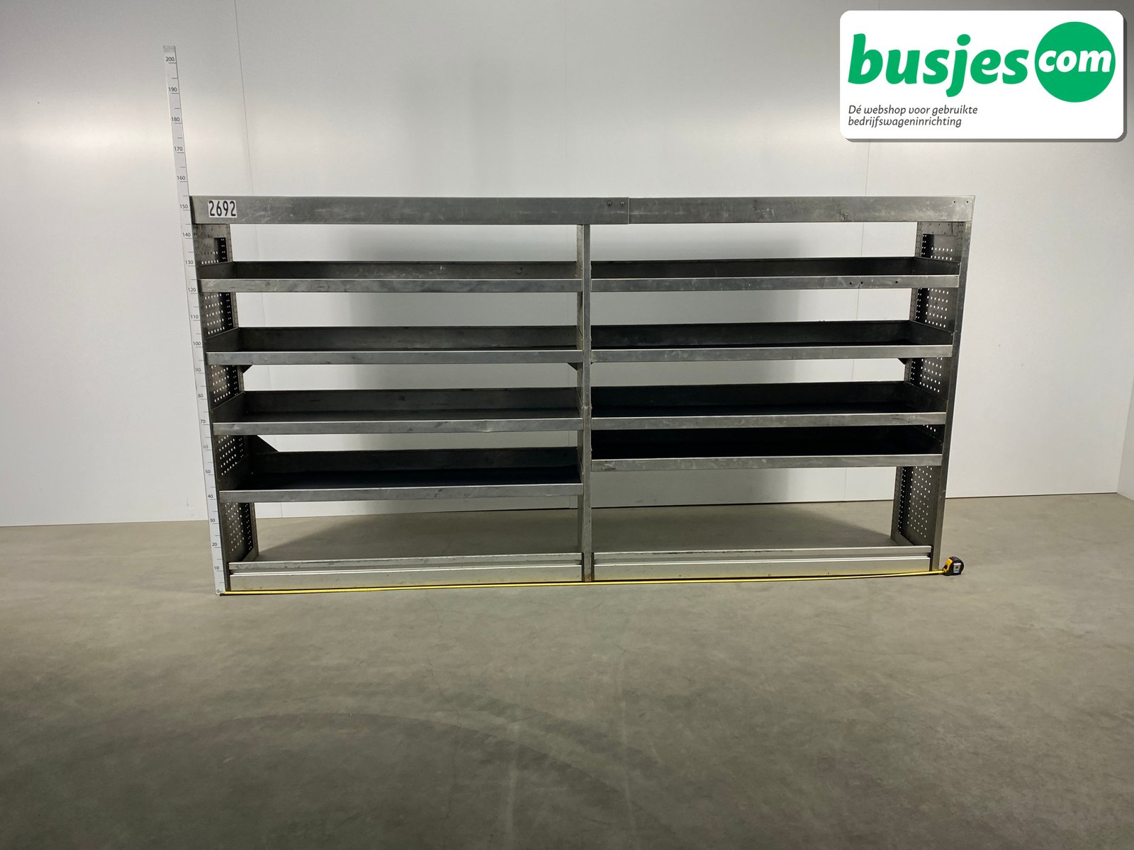 Aluca bedrijfswageninrichting 2970x420x1545mm (2692) - Afbeelding 3