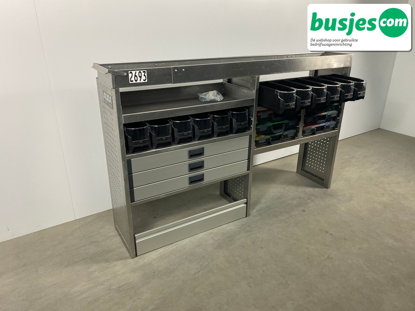 Aluca bedrijfswageninrichting 2040x420x1270mm (2693) - Afbeelding 11