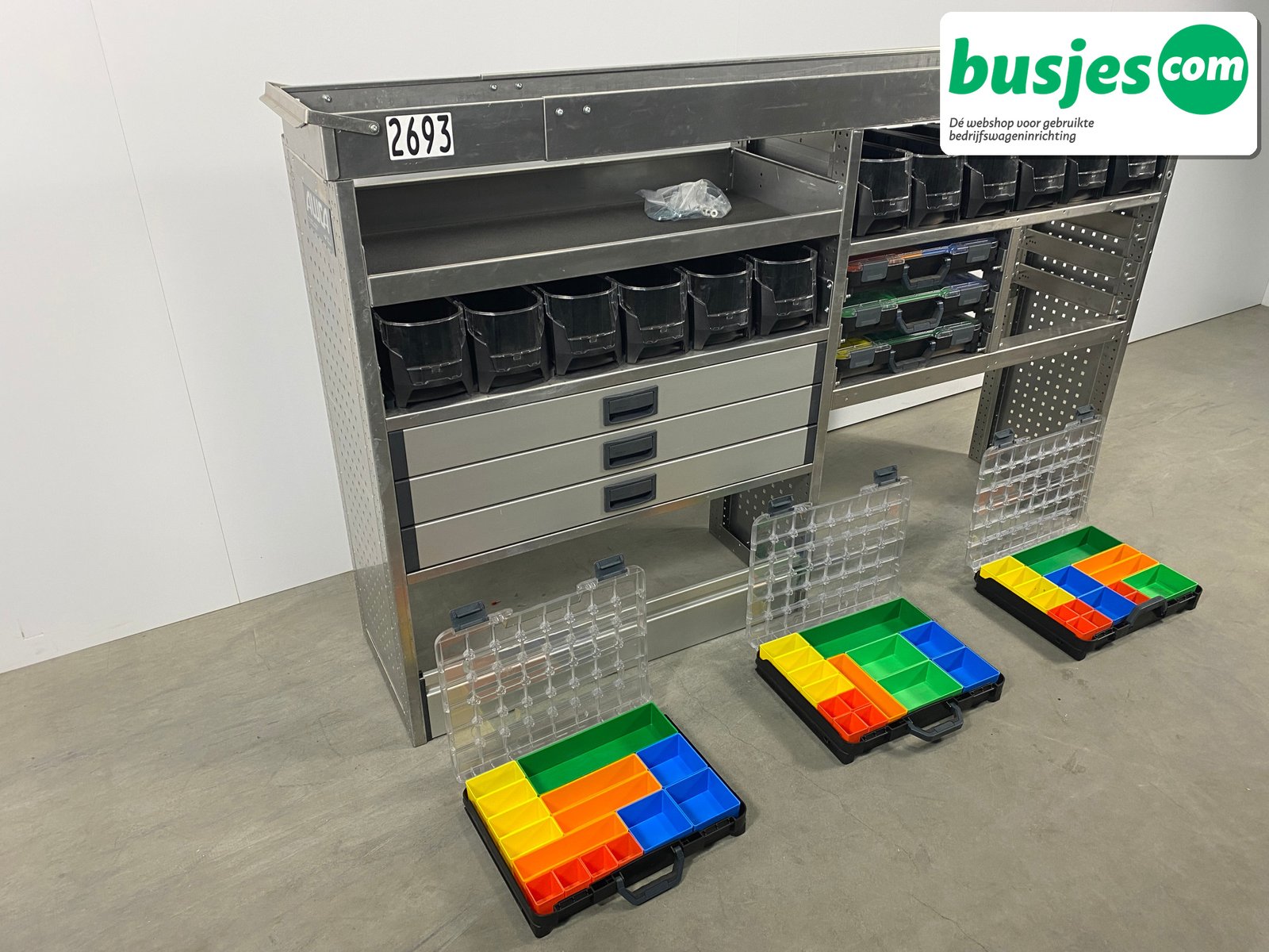 Aluca bedrijfswageninrichting 2040x420x1270mm (2693) - Afbeelding 12