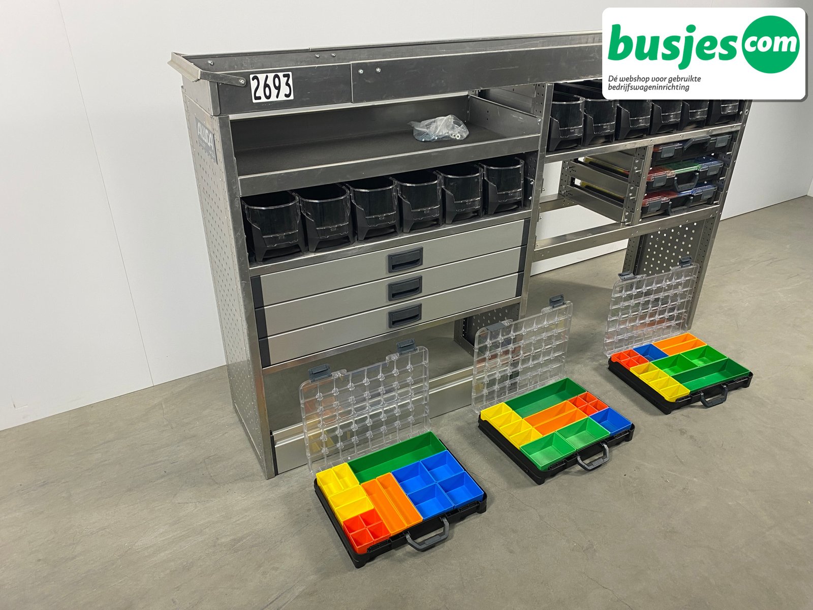 Aluca bedrijfswageninrichting 2040x420x1270mm (2693) - Afbeelding 13