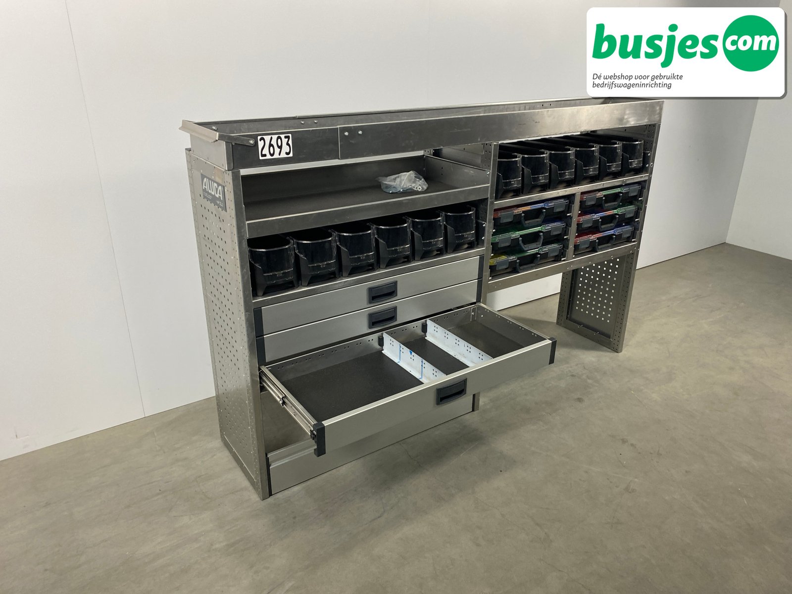 Aluca bedrijfswageninrichting 2040x420x1270mm (2693) - Afbeelding 7