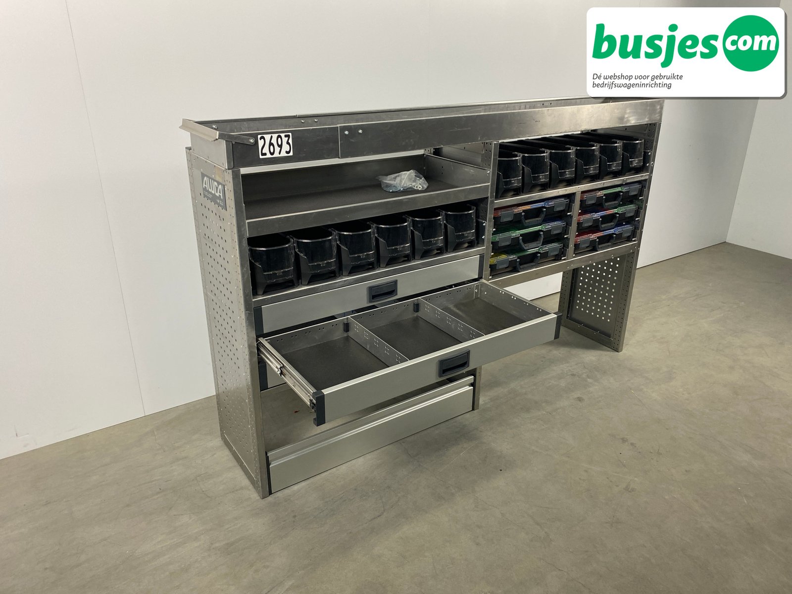 Aluca bedrijfswageninrichting 2040x420x1270mm (2693) - Afbeelding 8