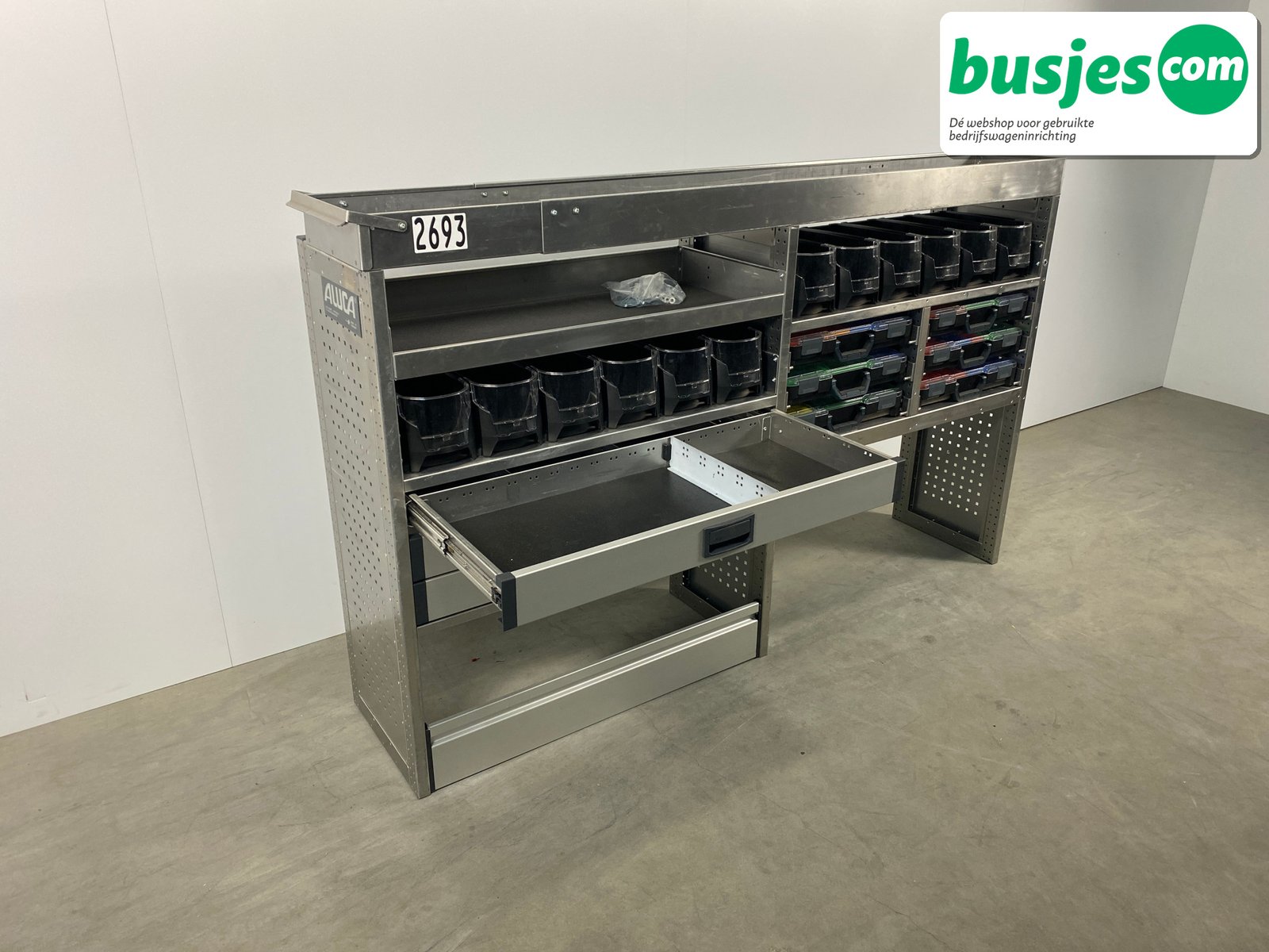 Aluca bedrijfswageninrichting 2040x420x1270mm (2693) - Afbeelding 9