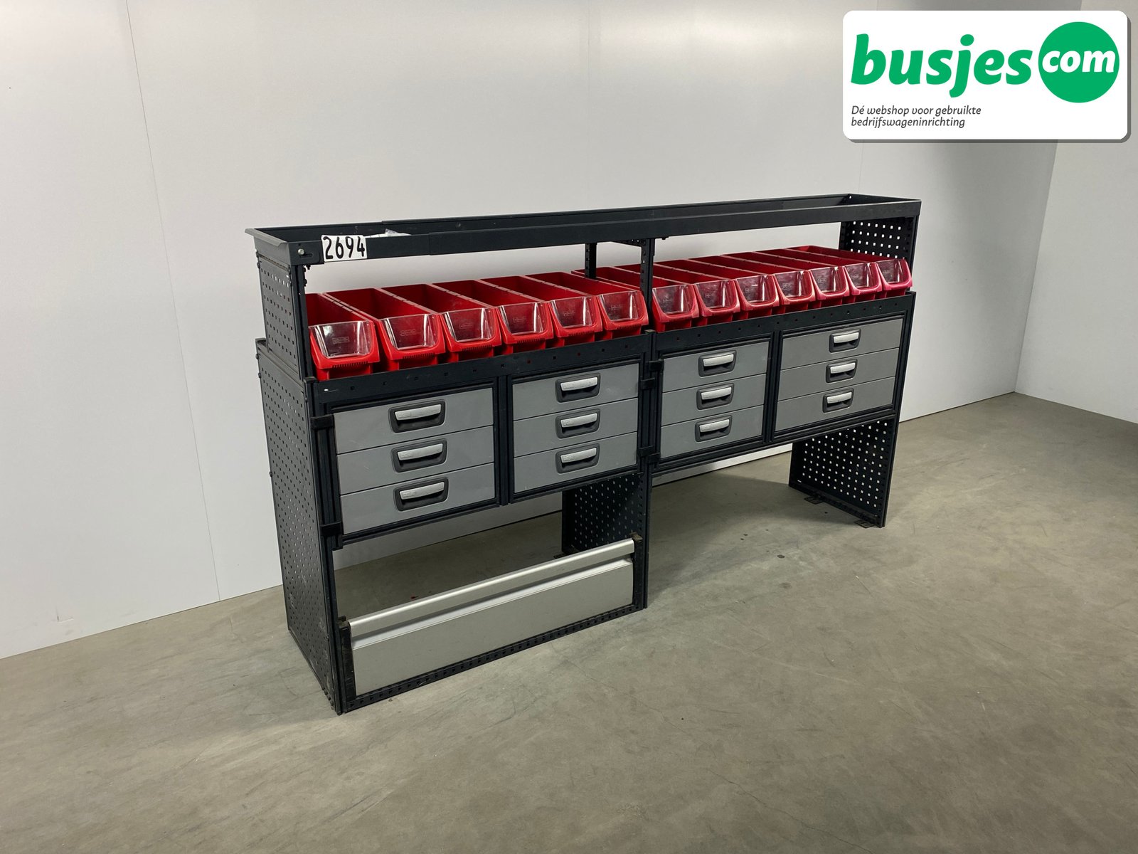 Modul bedrijfswagen inrichting 2190x485x1240mm (2694) - Afbeelding 5