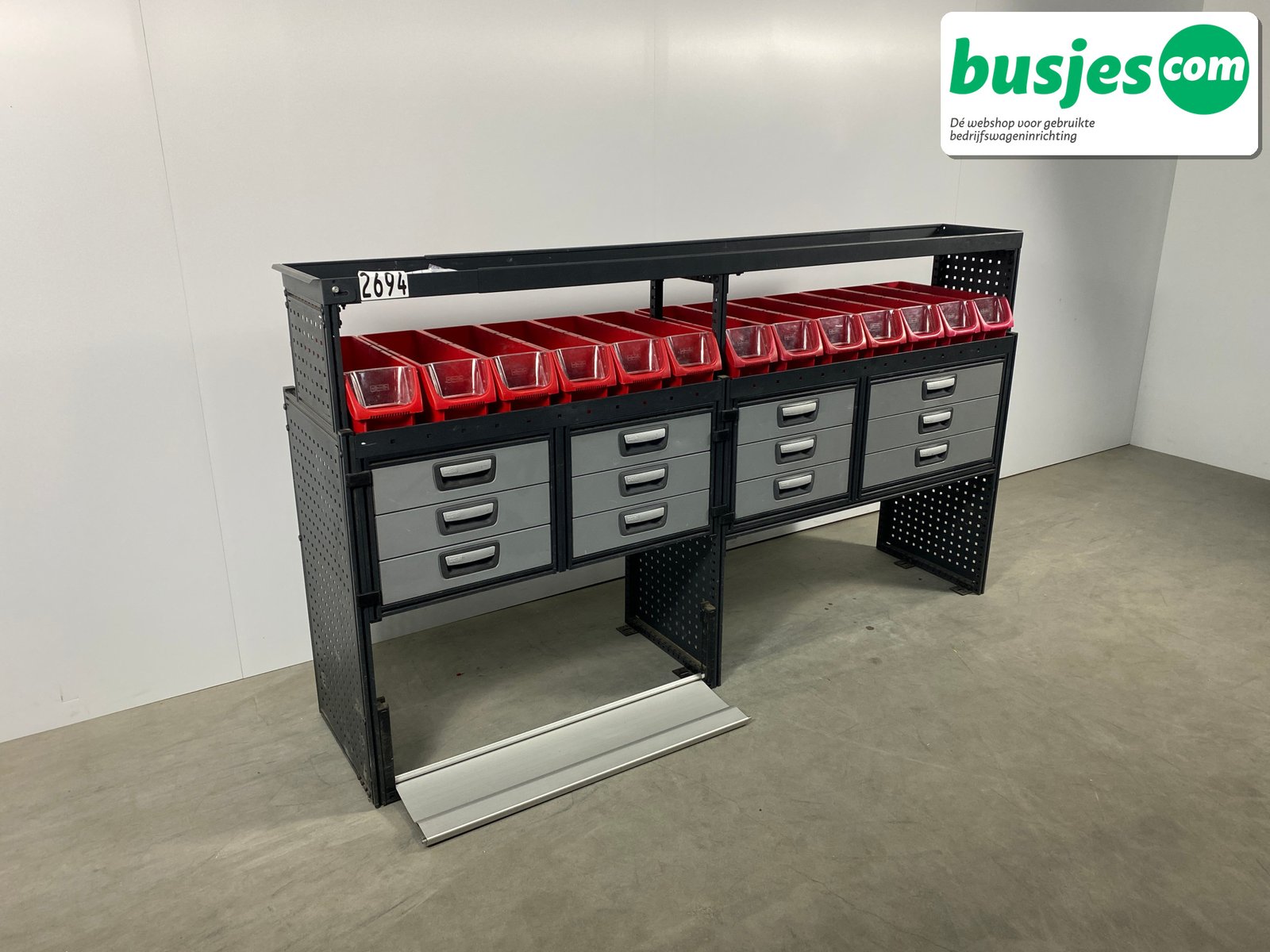 Modul bedrijfswagen inrichting 2190x485x1240mm (2694) - Afbeelding 6