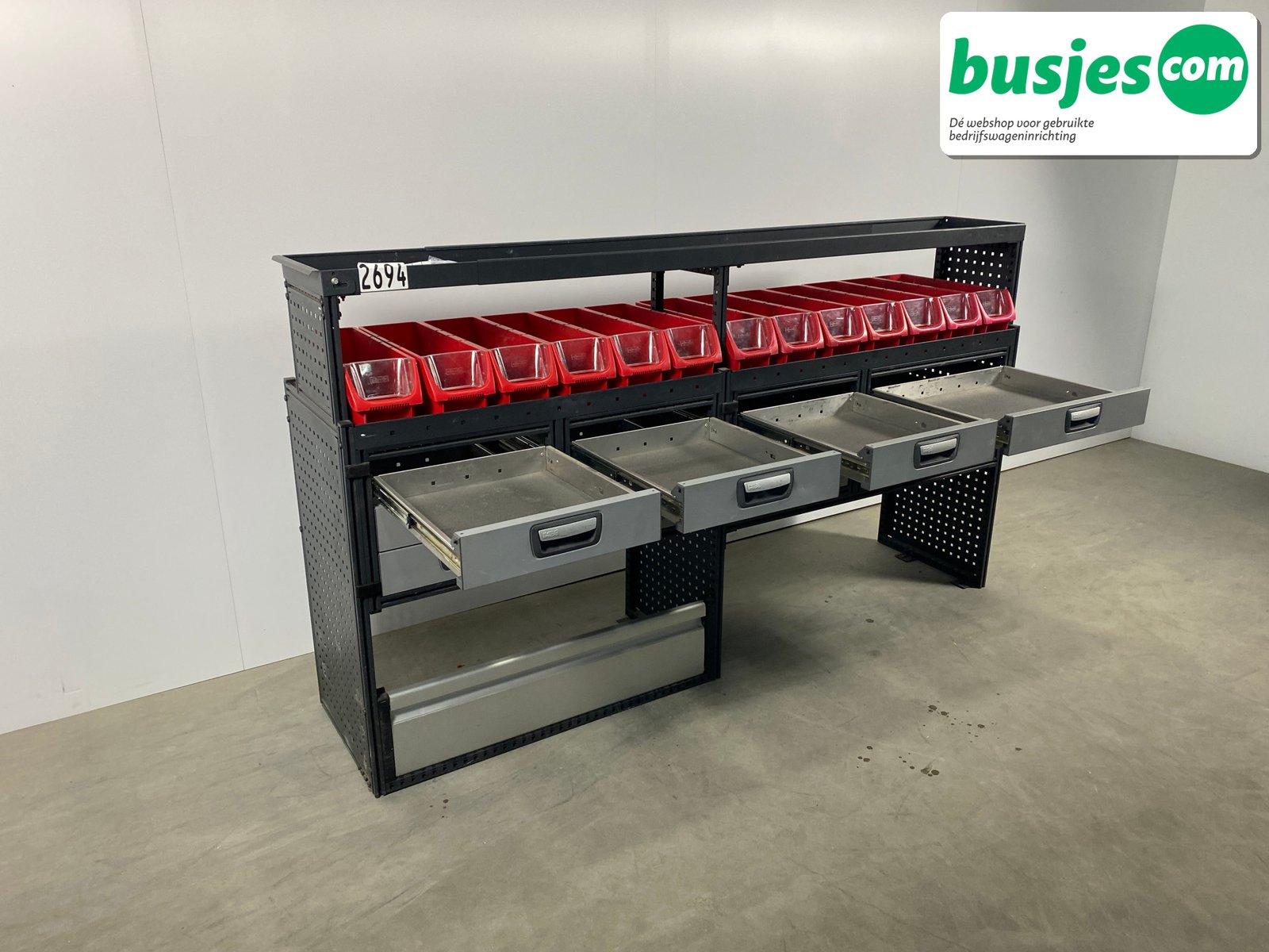 Modul bedrijfswagen inrichting 2190x485x1240mm (2694) - Afbeelding 9