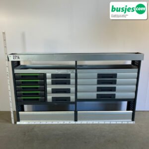 Aluca bedrijfswageninrichting 2055x320x1110mm (2714)