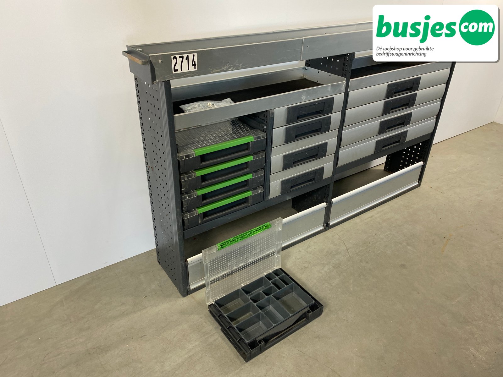 Aluca bedrijfswageninrichting 2055x320x1110mm (2714) - Afbeelding 10