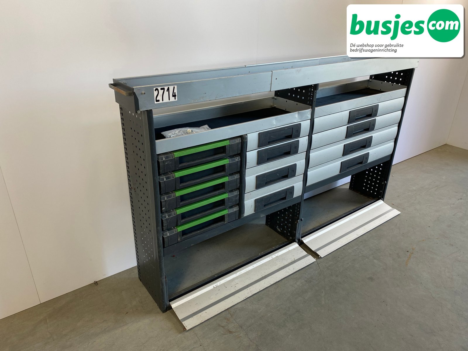 Aluca bedrijfswageninrichting 2055x320x1110mm (2714) - Afbeelding 5