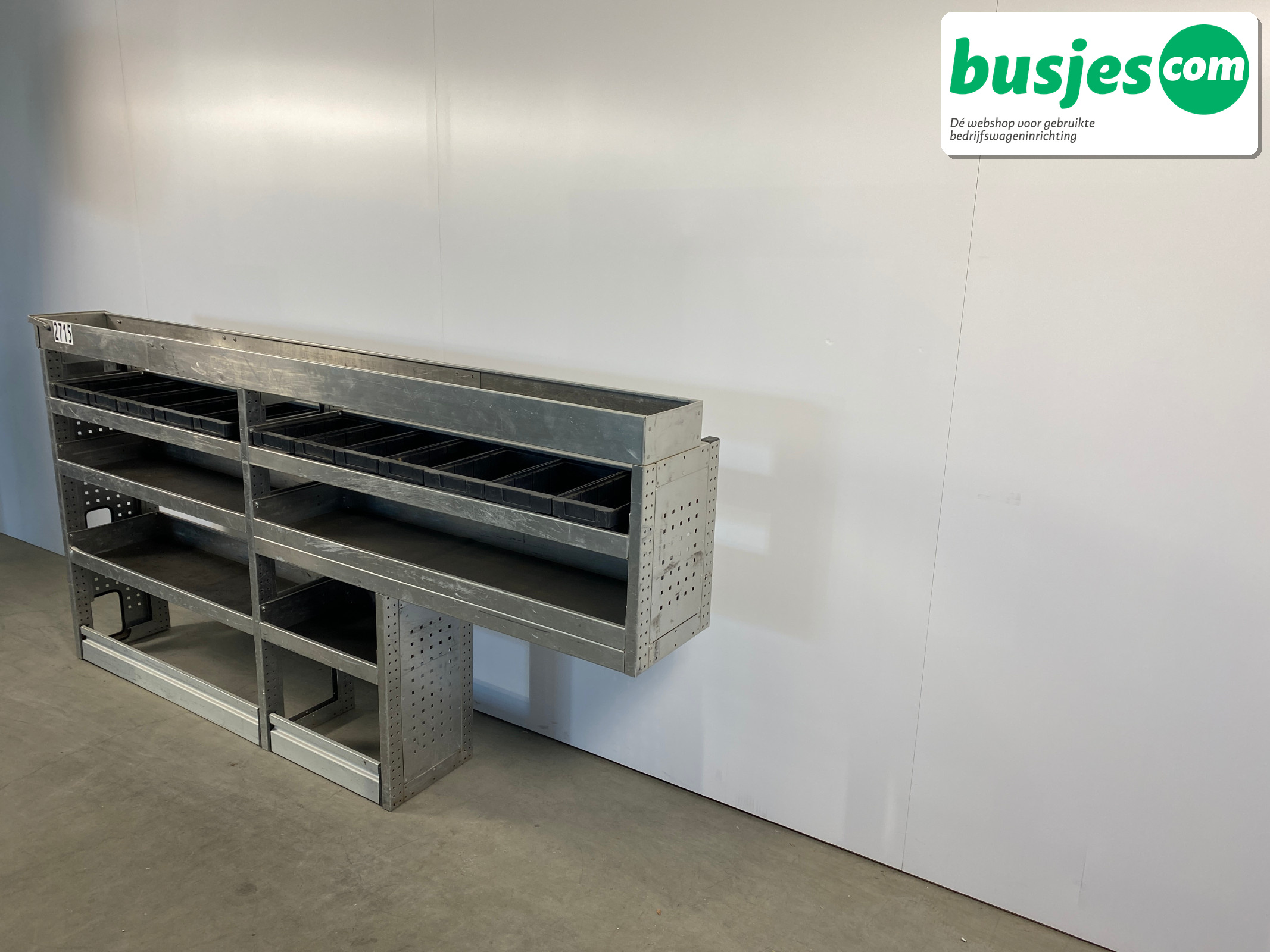 Aluca bedrijfswageninrichting 2280x335x1155mm (2715) - Afbeelding 3