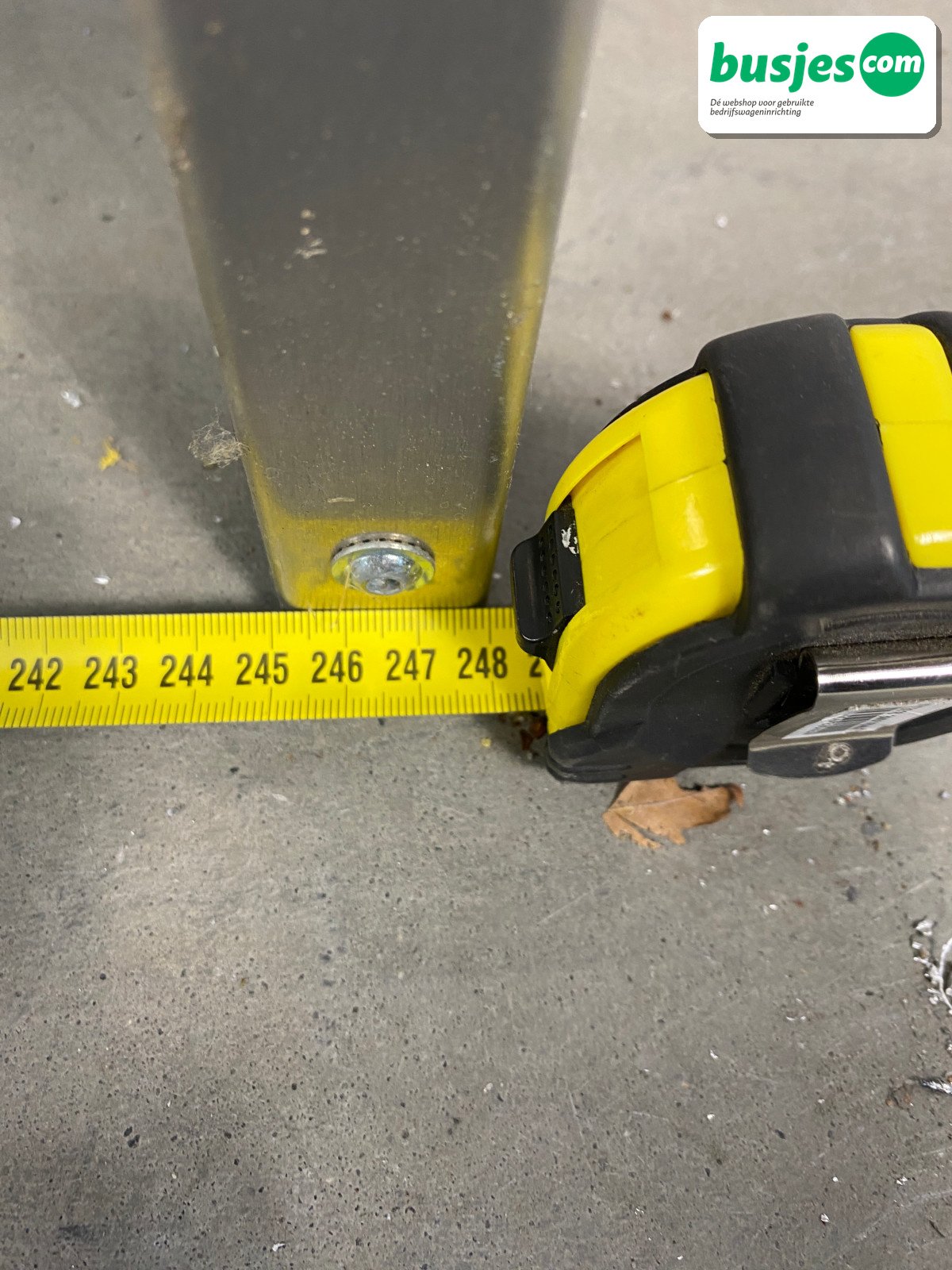 Aluca bedrijfswageninrichting 2480x320x1700mm (2717) - Afbeelding 3