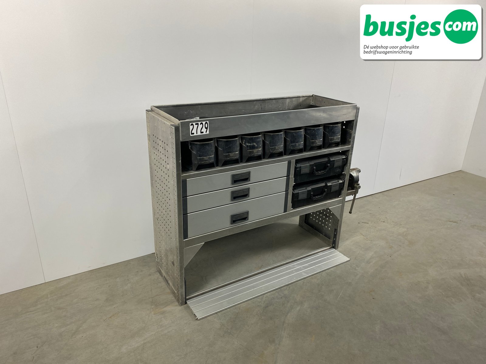 Aluca bedrijfswageninrichting 1500x420x1075mm (2729) - Afbeelding 5