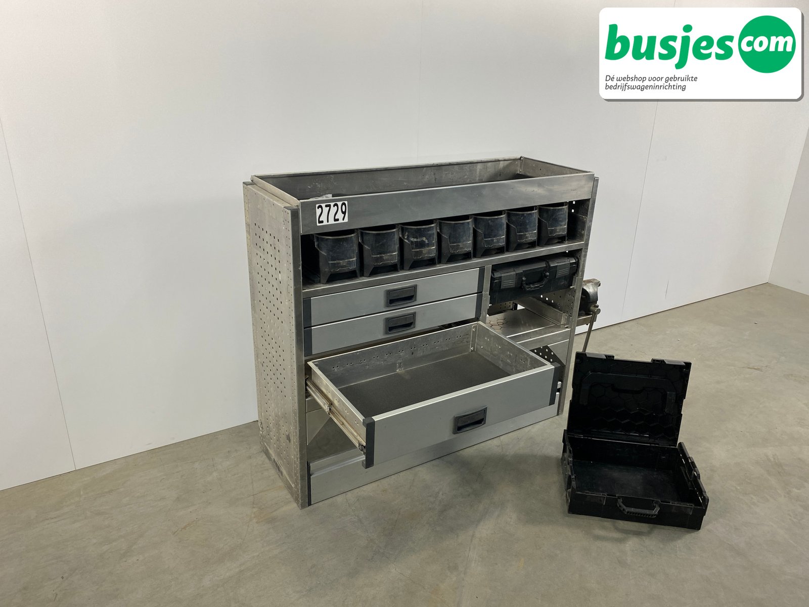 Aluca bedrijfswageninrichting 1500x420x1075mm (2729) - Afbeelding 6