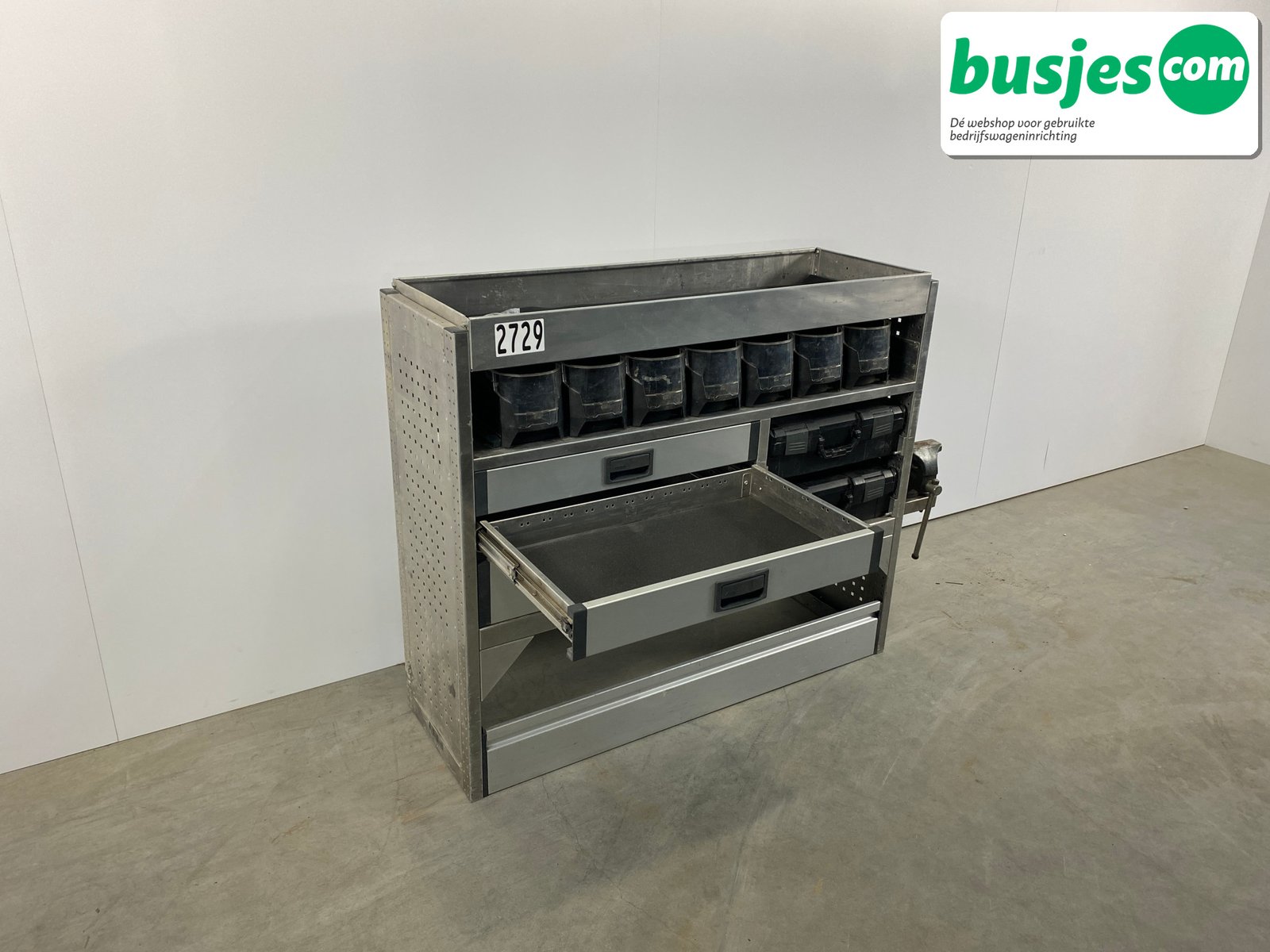 Aluca bedrijfswageninrichting 1500x420x1075mm (2729) - Afbeelding 7