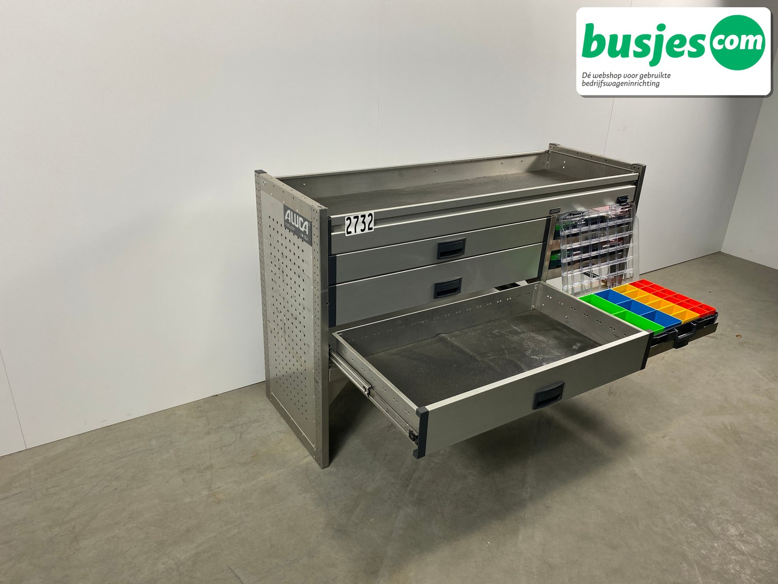 Aluca bedrijfswageninrichting 1500x520x950mm (2732) - Afbeelding 5