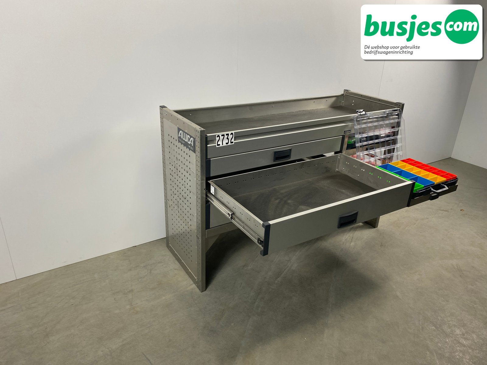 Aluca bedrijfswageninrichting 1500x520x950mm (2732) - Afbeelding 6