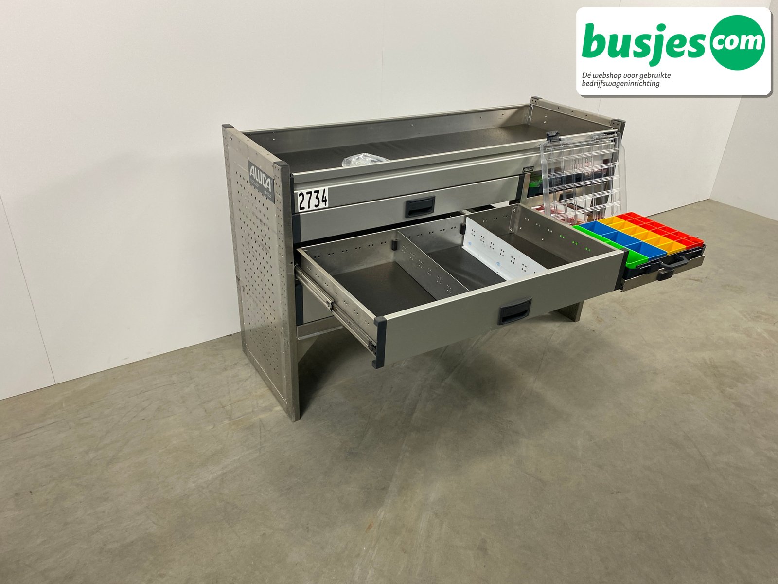 Aluca bedrijfswageninrichting 1500x520x950mm (2734) - Afbeelding 6