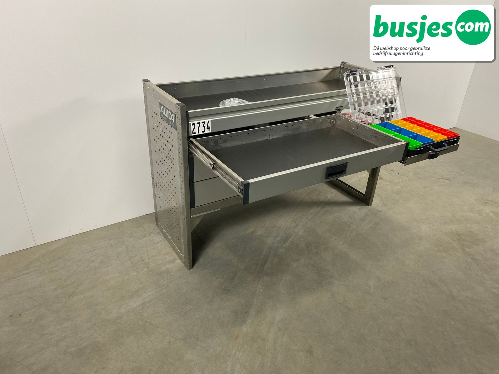 Aluca bedrijfswageninrichting 1500x520x950mm (2734) - Afbeelding 7