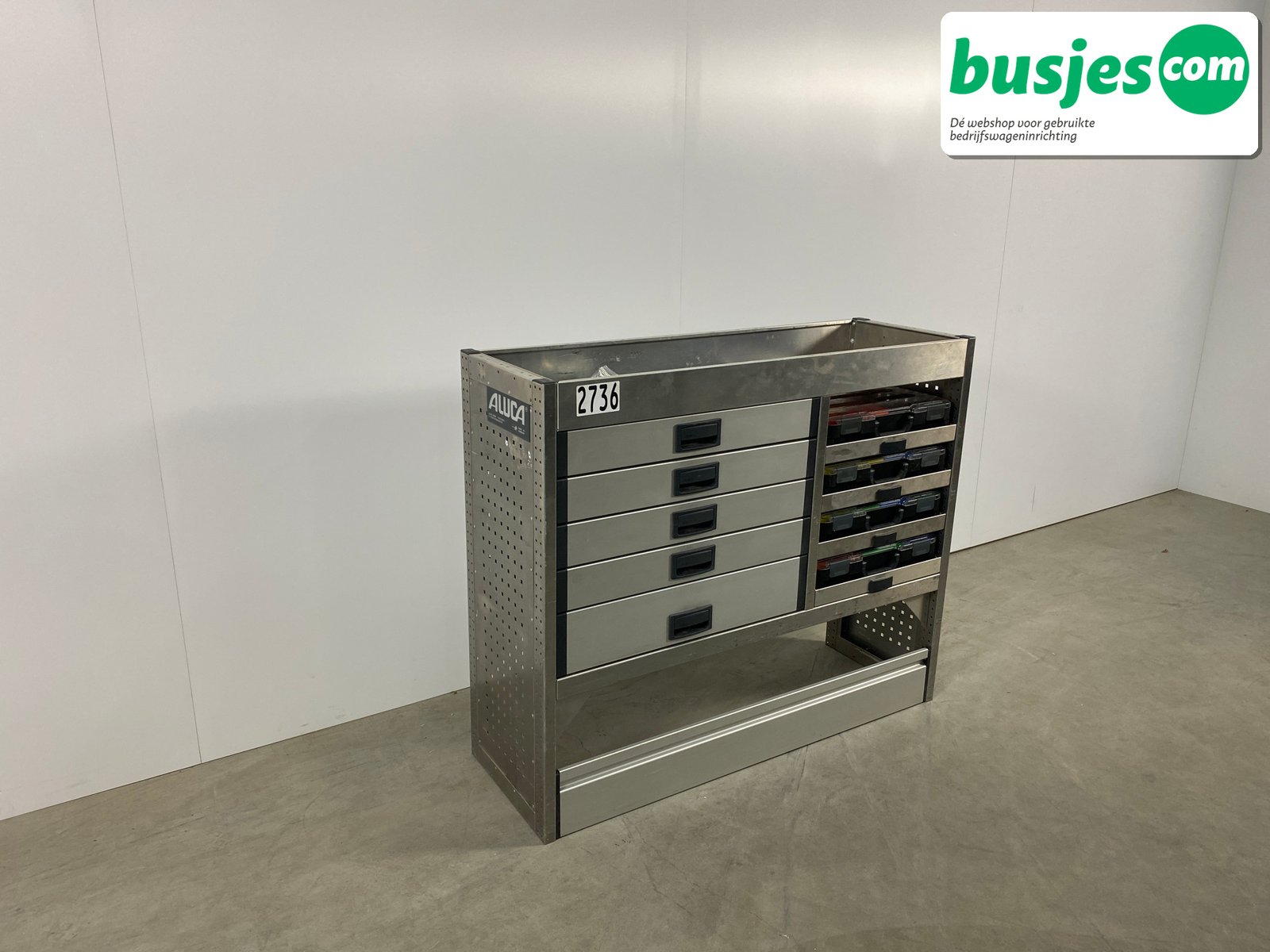 Aluca bedrijfswageninrichting 1255x420x1050mm (2736) - Afbeelding 4