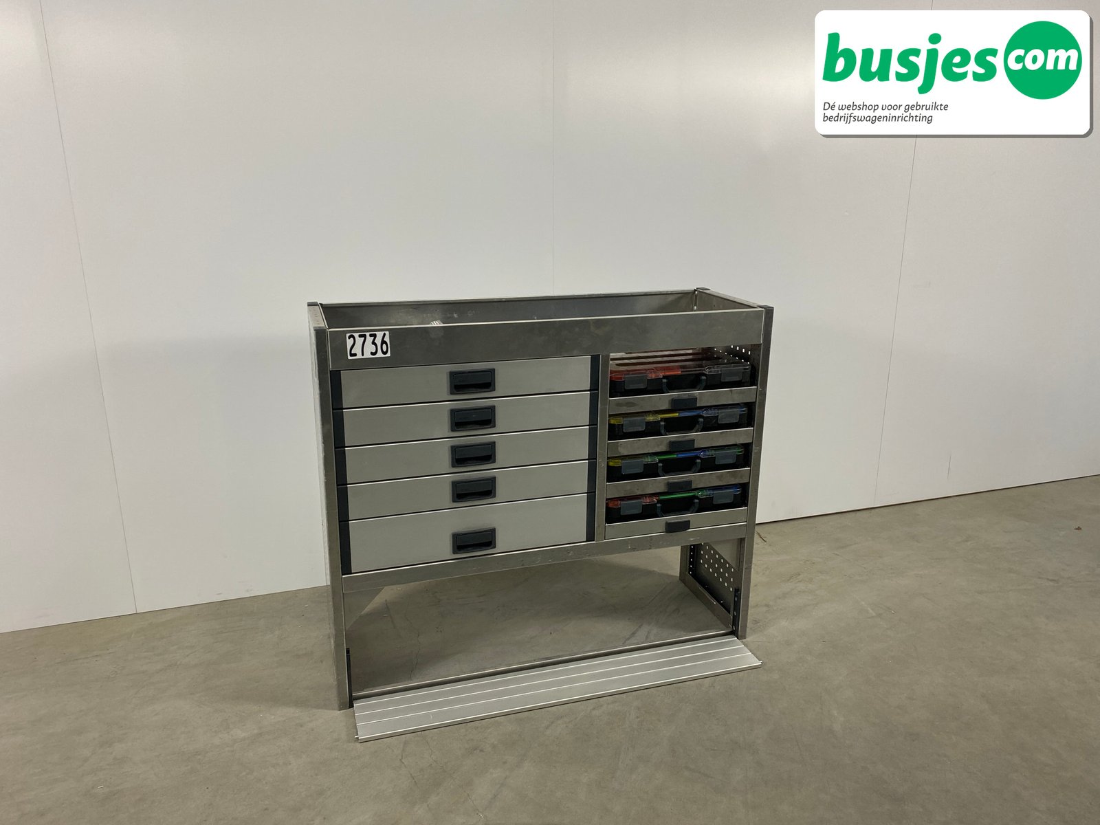 Aluca bedrijfswageninrichting 1255x420x1050mm (2736) - Afbeelding 5