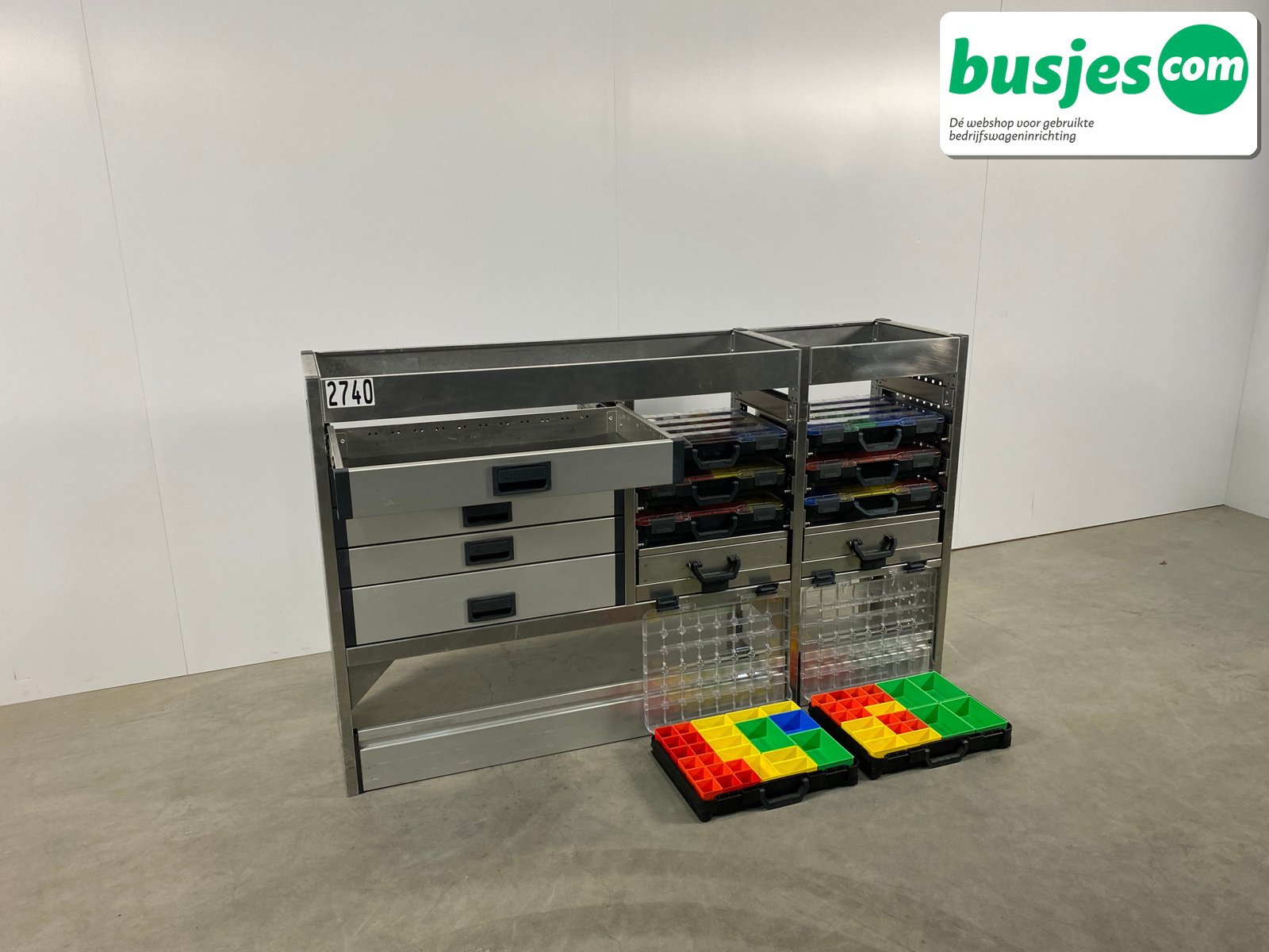 Aluca bedrijfswageninrichting 1750x420x1050mm (2740) - Afbeelding 10