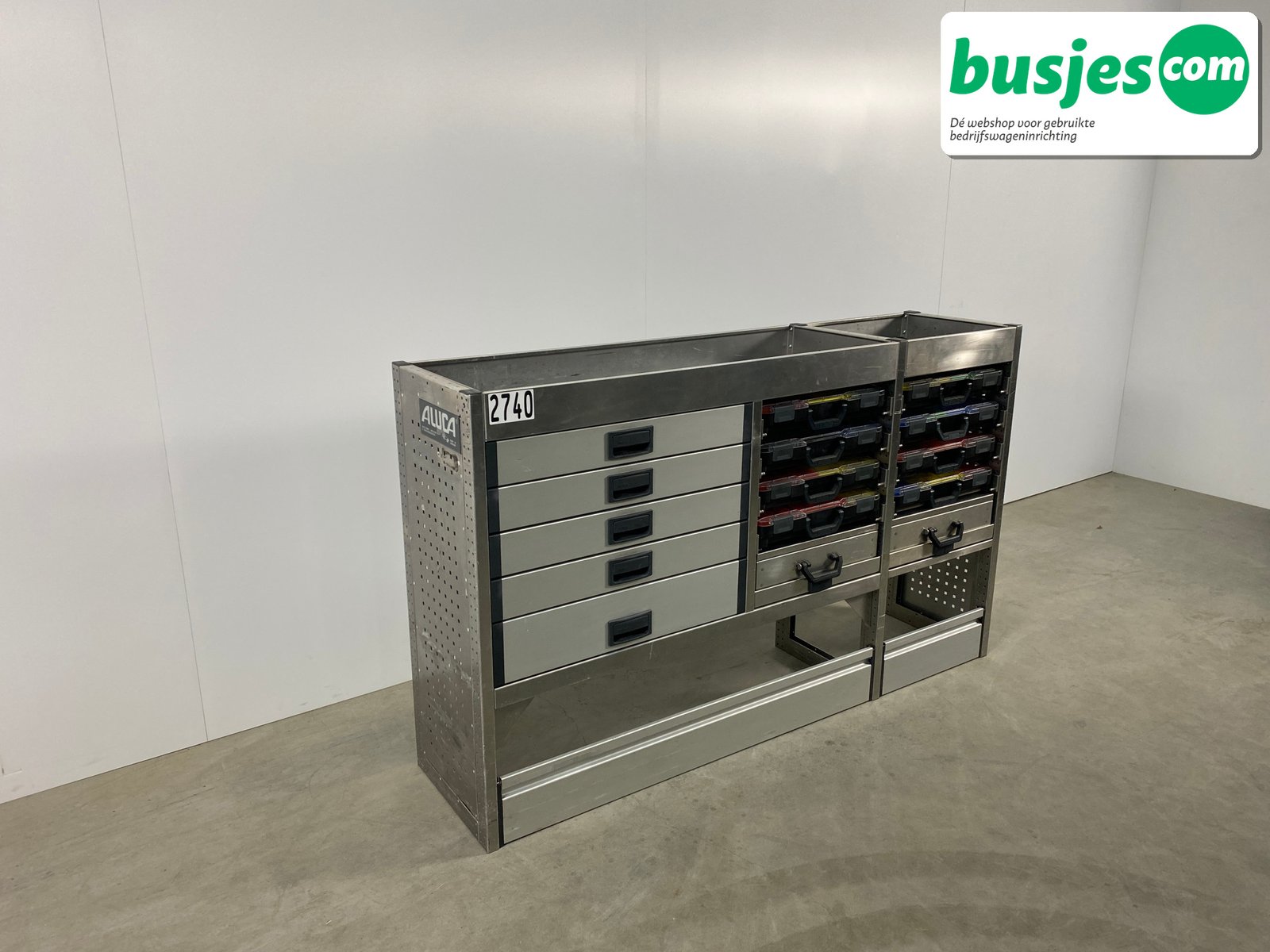 Aluca bedrijfswageninrichting 1750x420x1050mm (2740) - Afbeelding 4