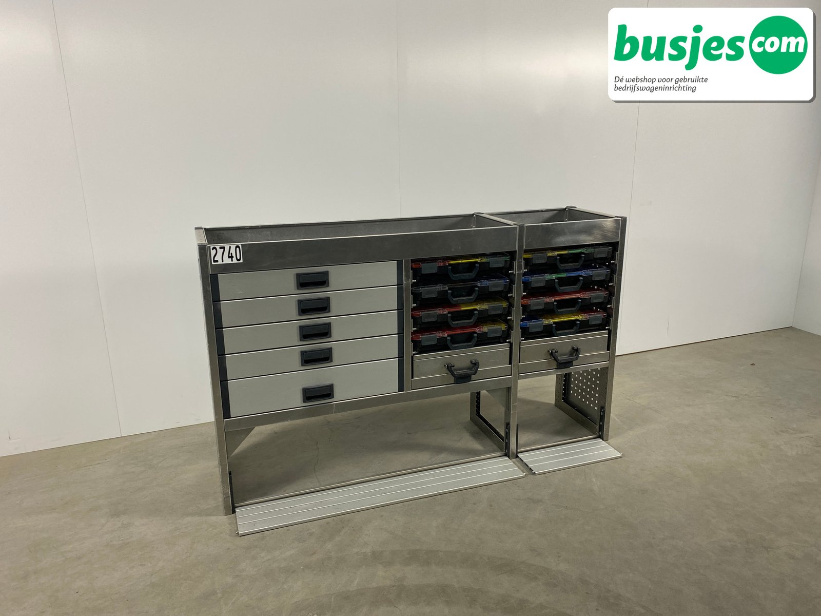 Aluca bedrijfswageninrichting 1750x420x1050mm (2740) - Afbeelding 6