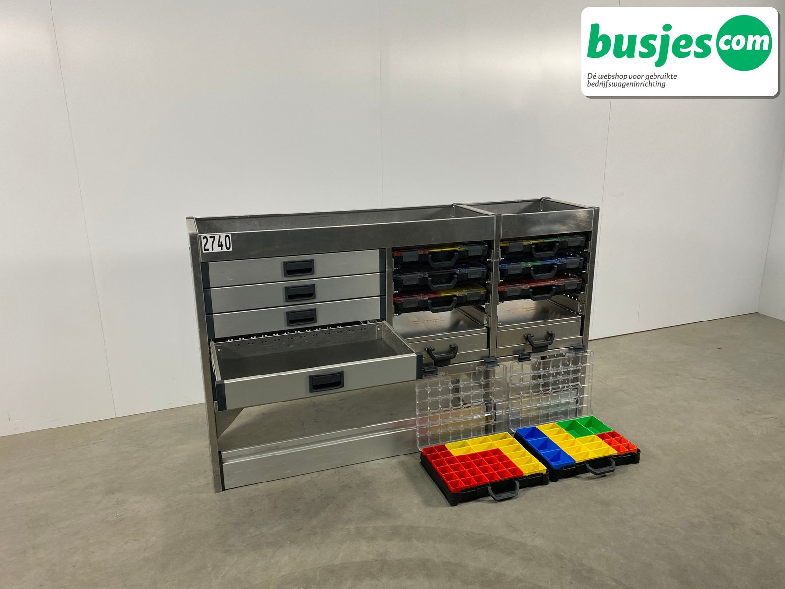 Aluca bedrijfswageninrichting 1750x420x1050mm (2740) - Afbeelding 7