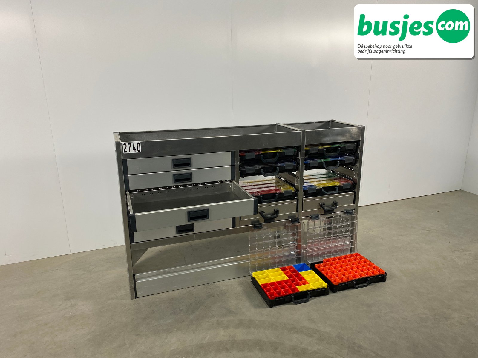 Aluca bedrijfswageninrichting 1750x420x1050mm (2740) - Afbeelding 8