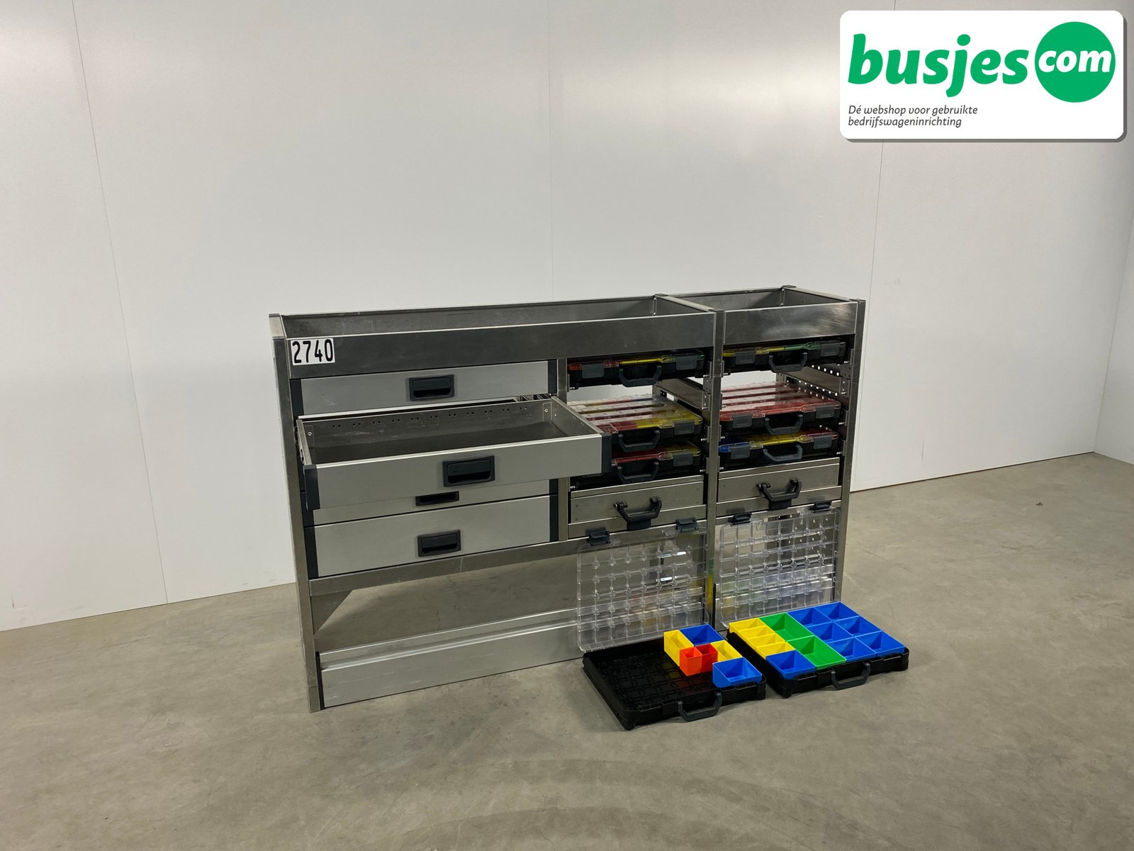 Aluca bedrijfswageninrichting 1750x420x1050mm (2740) - Afbeelding 9